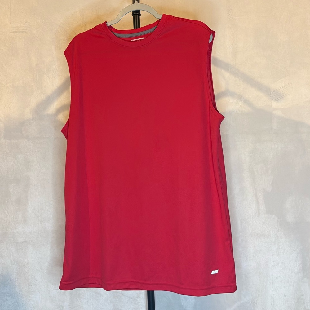 Varsity Red Sleeveless Activewear Shirt XL | Brand New